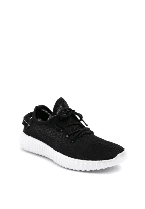Black Net Sporty Shoes