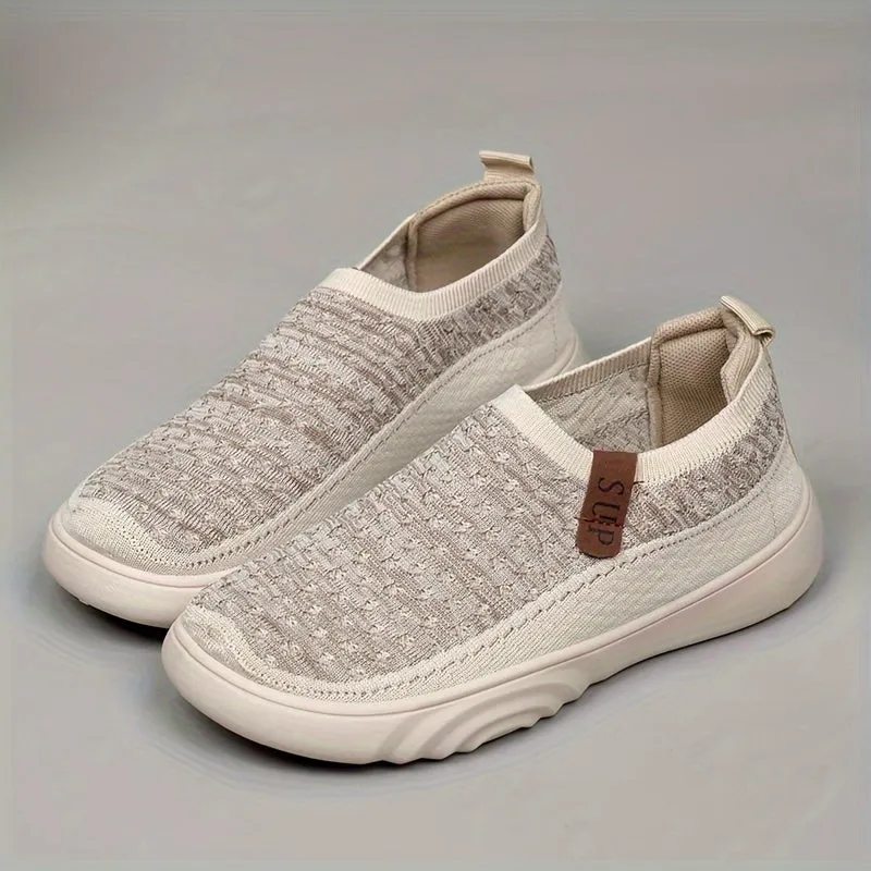 Dames slip-on loafers adembaar, niet-slip en handig