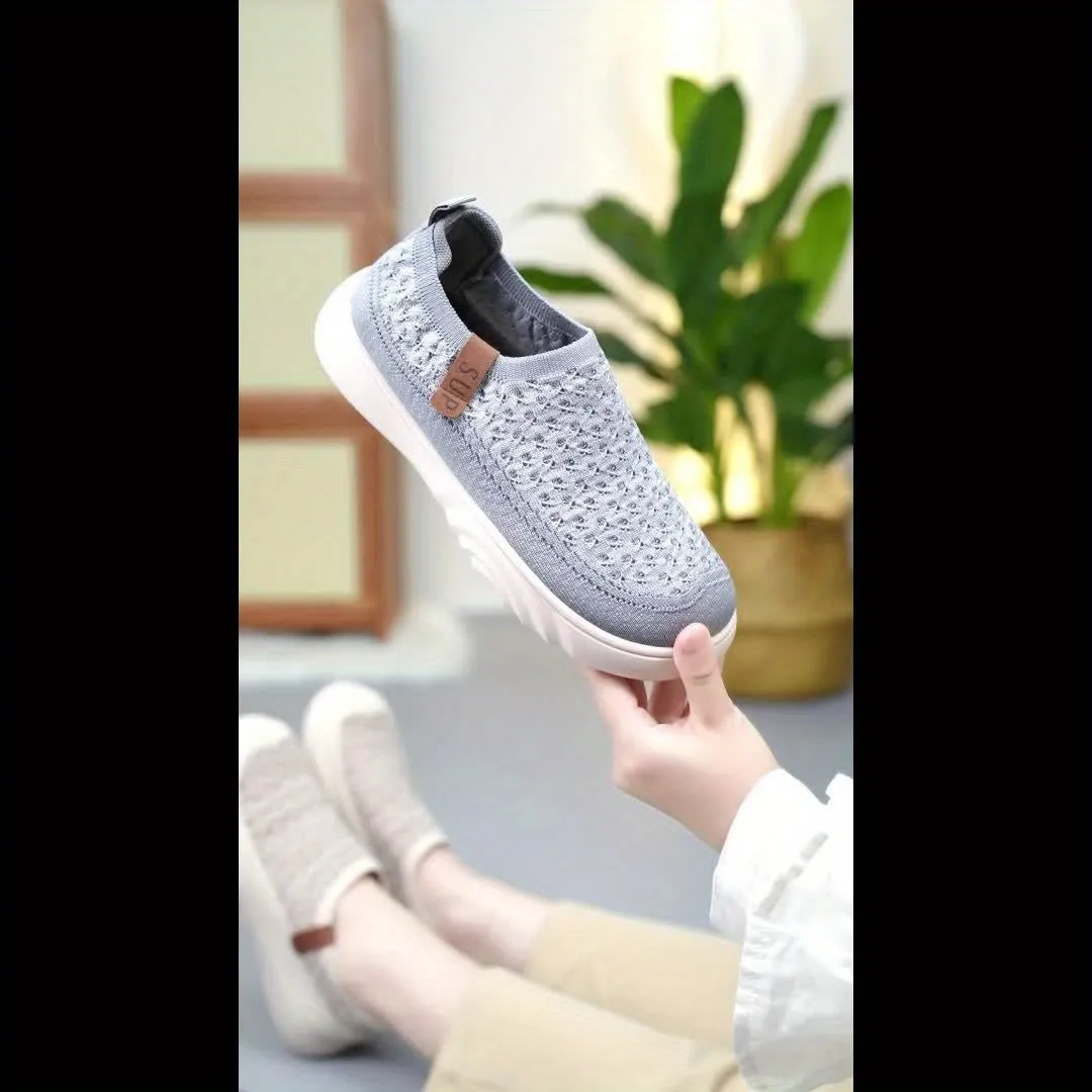 Dames slip-on loafers adembaar, niet-slip en handig