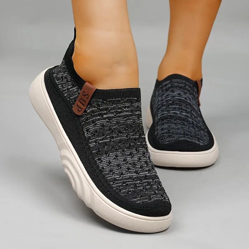 Dames slip-on loafers adembaar, niet-slip en handig