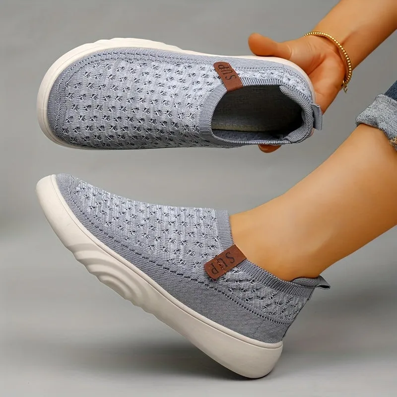 Dames slip-on loafers adembaar, niet-slip en handig