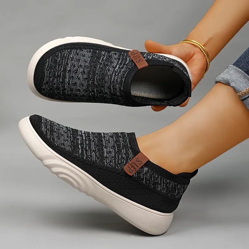 Dames slip-on loafers adembaar, niet-slip en handig