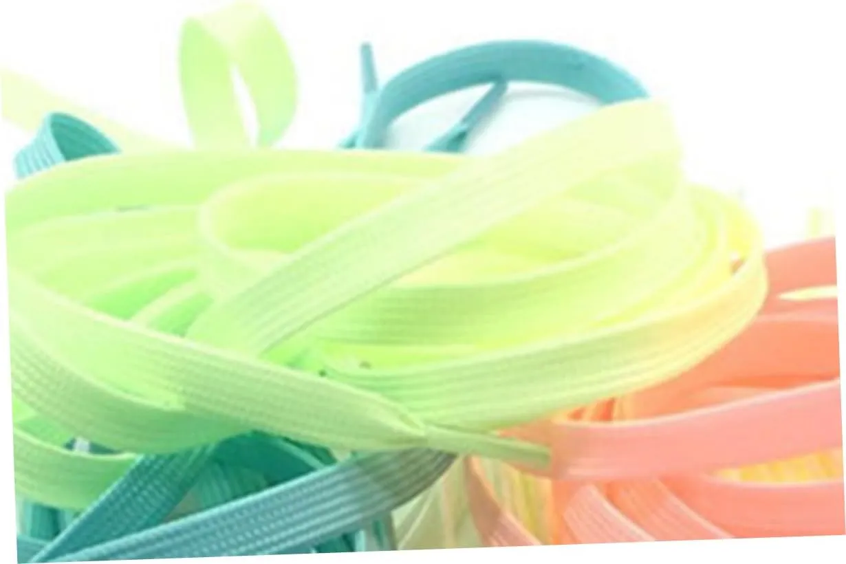 Fluorescent Shoe Laces Reflective Laces Elastic Shoe Laces for Elastic Laces for Sneakers Shoes Laces