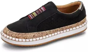Lausiuoe Shoes For Women Dressy Comfortable Fashion Canvas Shoes Classic Casual Low Top Slip On Sneakers Walking Flat Loafers