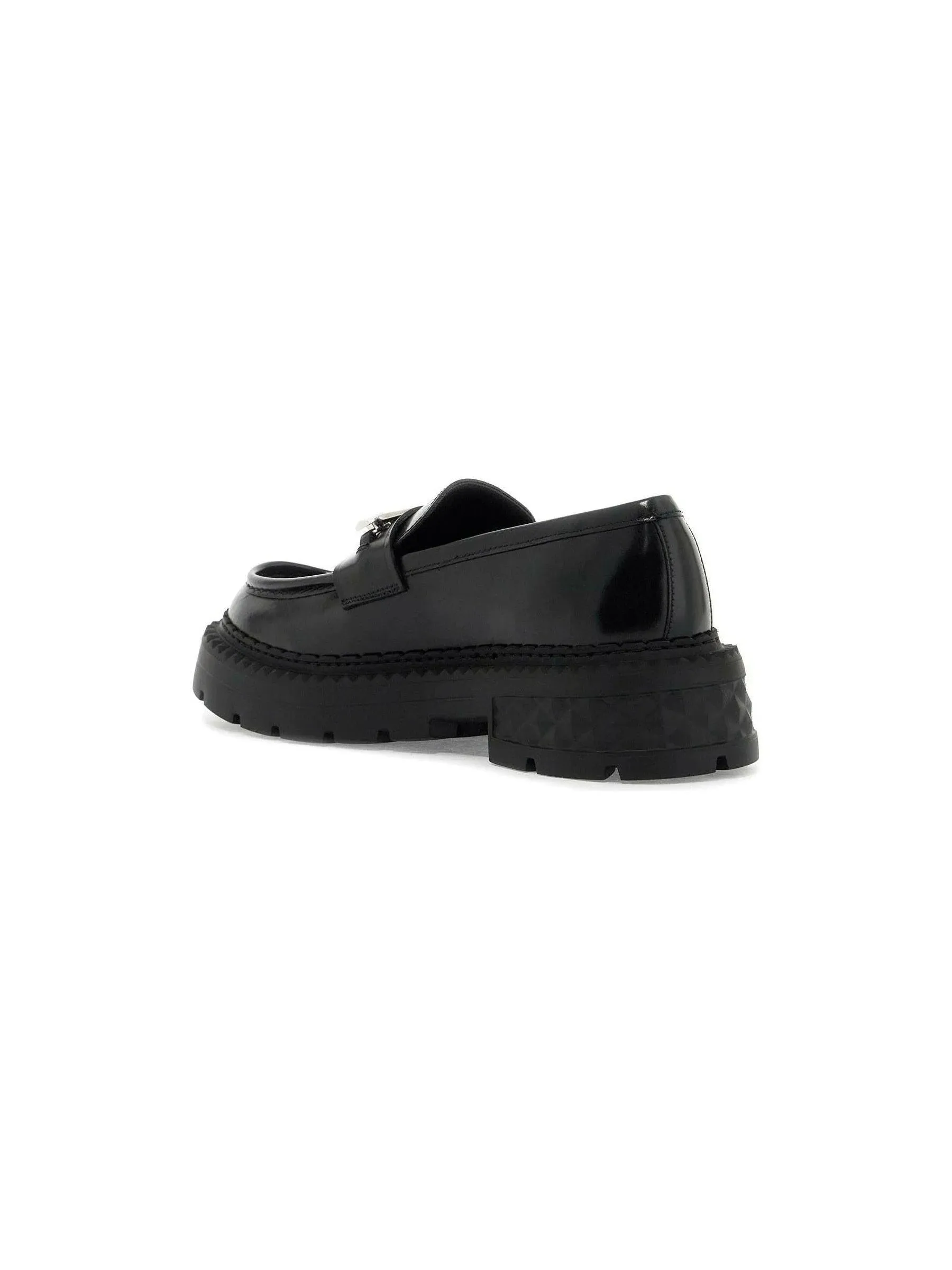 Marlow Diamond Leather Loafers