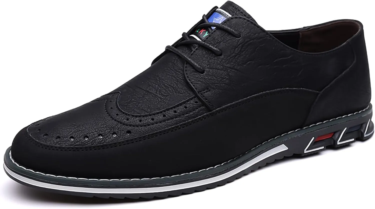 Men's Oxford Shoes Classic Leather Loafers with Business Casual Style Anti-Slip and wear-Resistant Design