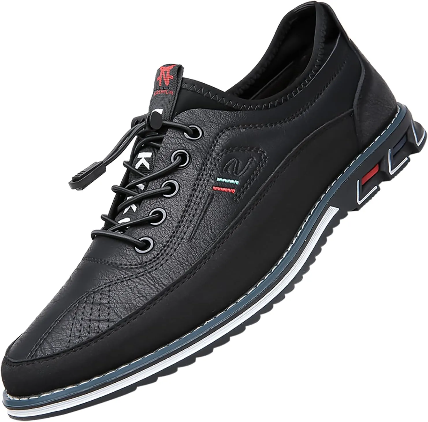 Men's Oxford Shoes Classic Leather Loafers with Business Casual Style Anti-Slip and wear-Resistant Design