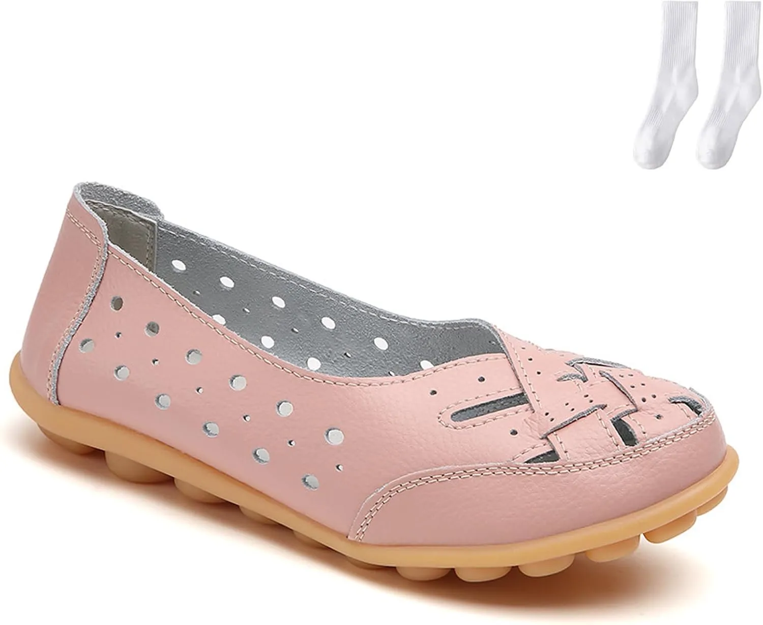 Orthopedic Loafers for Women, Orthopedic Loafers in Breathable Leather, Women's Orthopedic Shoes Sandals