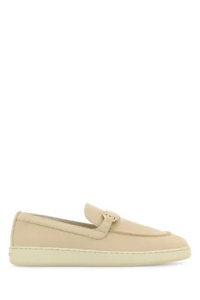 Sand leather Crio loafers