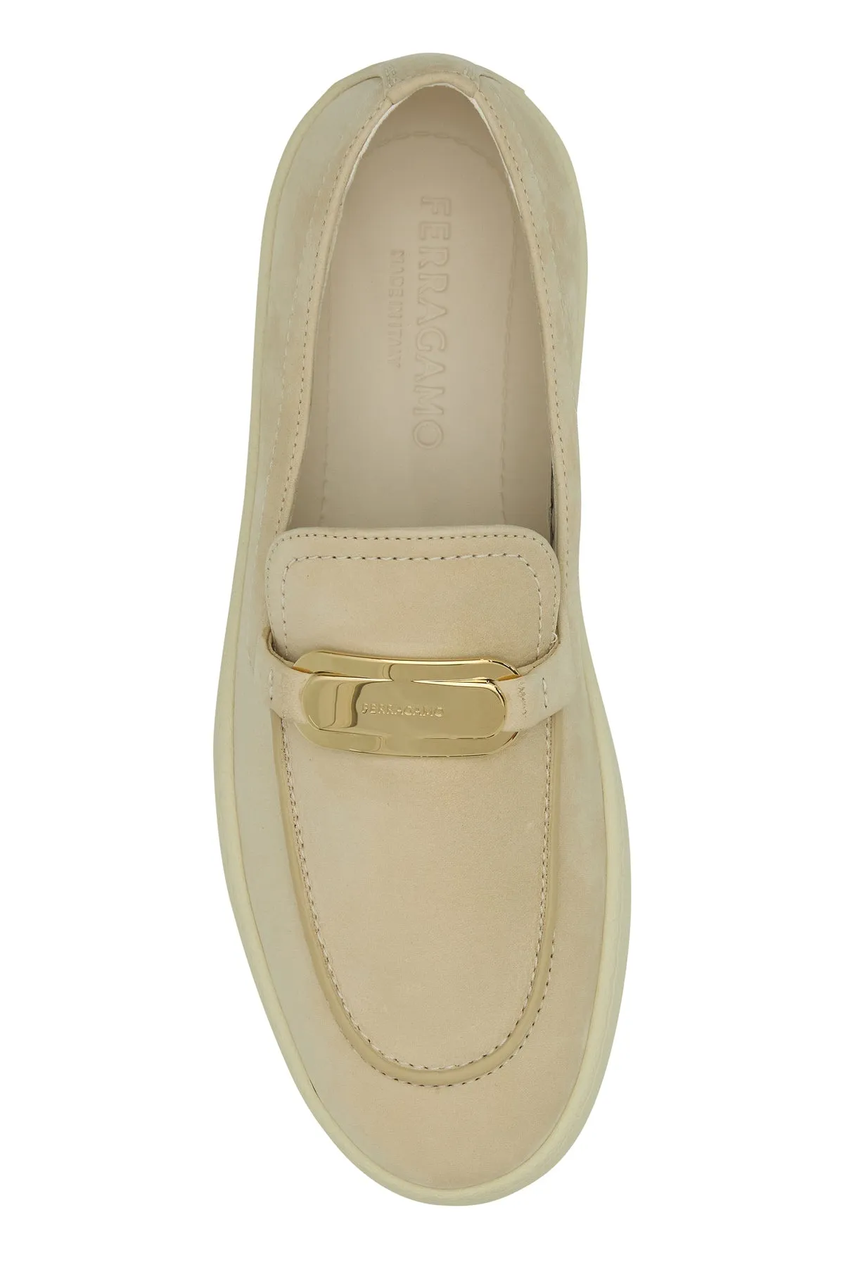 Sand leather Crio loafers