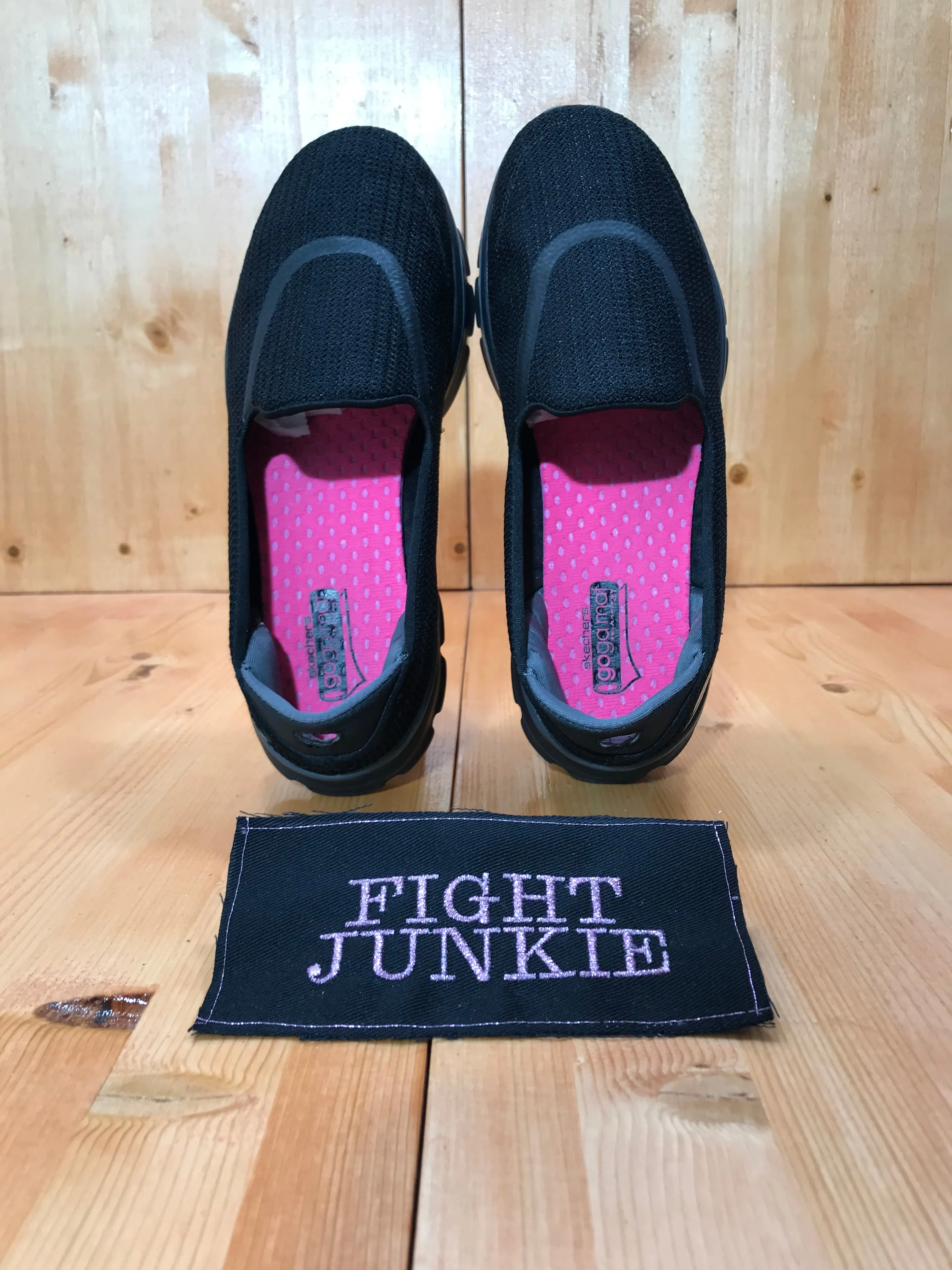 SKECHERS SKETCHERS GOWALK 3 INSIGHT Womens Size 9 Slip On Walking Shoes Triple Black