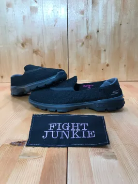 SKECHERS SKETCHERS GOWALK 3 INSIGHT Womens Size 9 Slip On Walking Shoes Triple Black