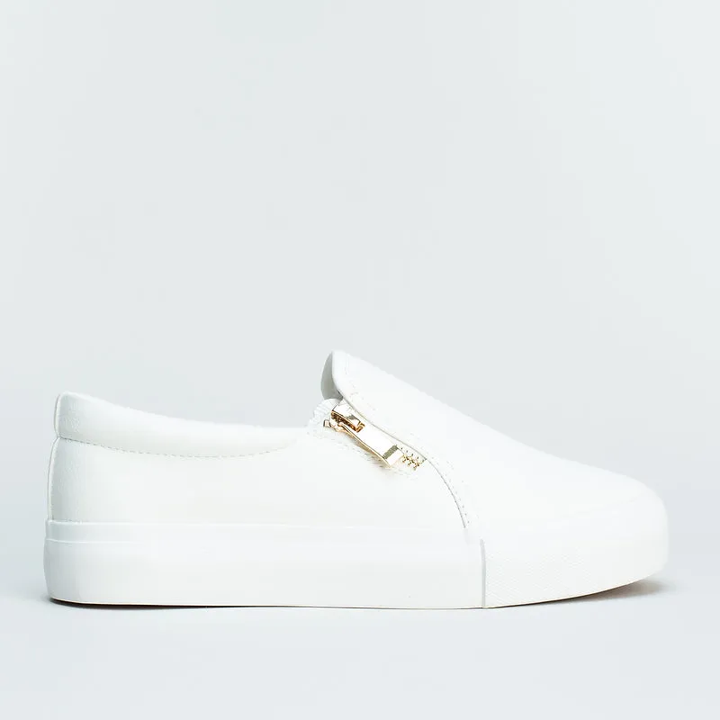 Slip On Sneaker With Zip _ 161130