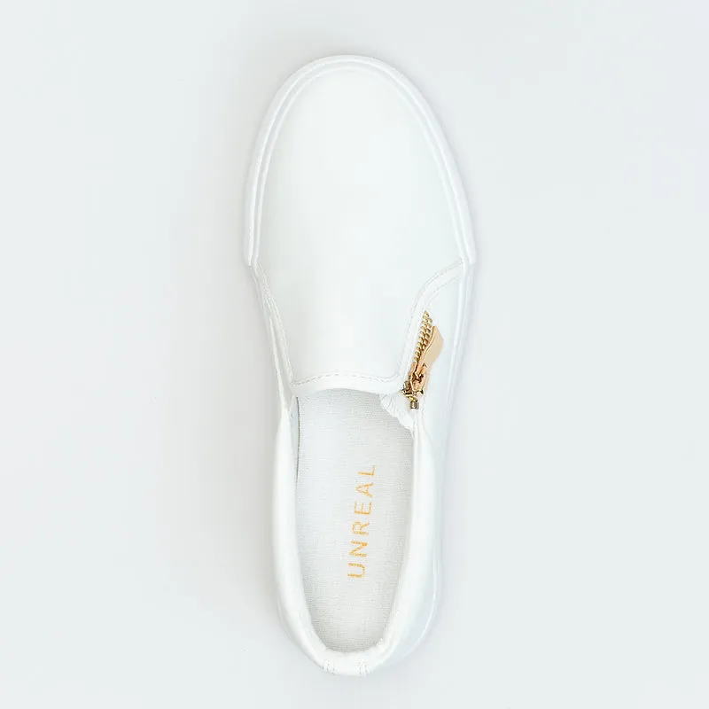 Slip On Sneaker With Zip _ 161130