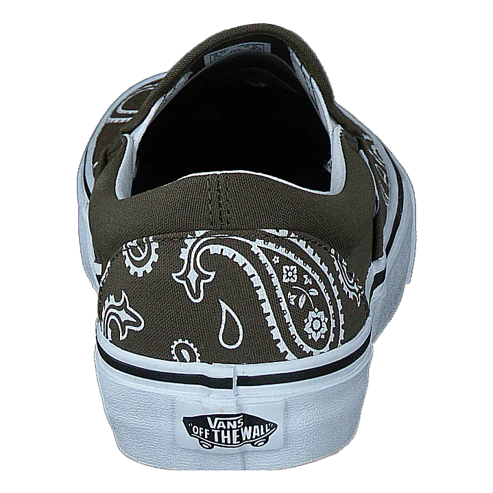 Ua Classic Slip-on (peace Paisley)grplftrwht
