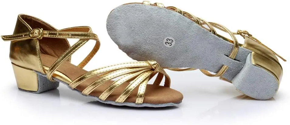 Women High Heels Sandals Open Toe Square Toe Strappy Chunky Heel Ankle Strap Shoes