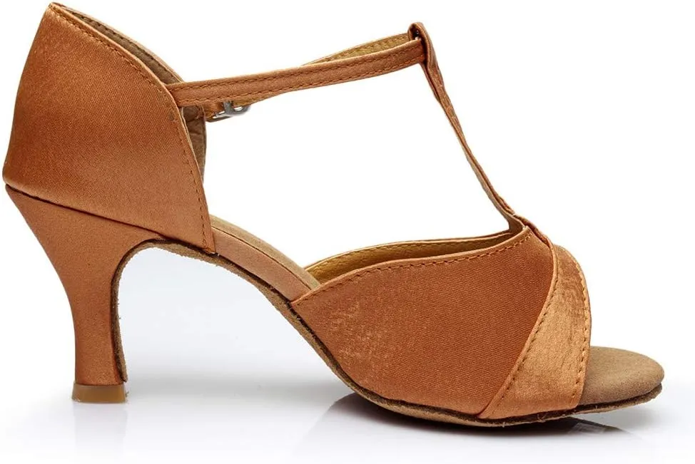 Women Open Toe Heeled Sandals Chunky Block Heel Strappy Ankle Strap Comfortable Shoes