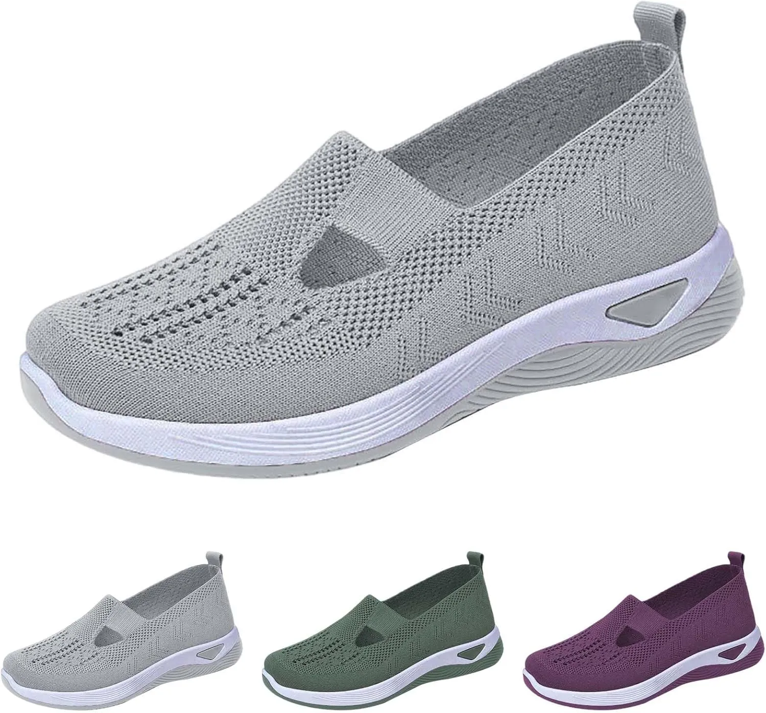 Women's Slip on Sneakers Shoes Woven Orthopedic Tennis Shoes Men Food Service Casual Shoes for Fall High Top Sneakers Tennis Shoe Loafers Casual Slip On
